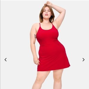 Outdoor Voices Exercise Dress — Scarlet Size Small